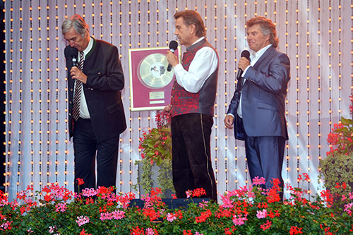 Willy Lempfrecher mit Dr. Hans Jöchler und Andy Borg